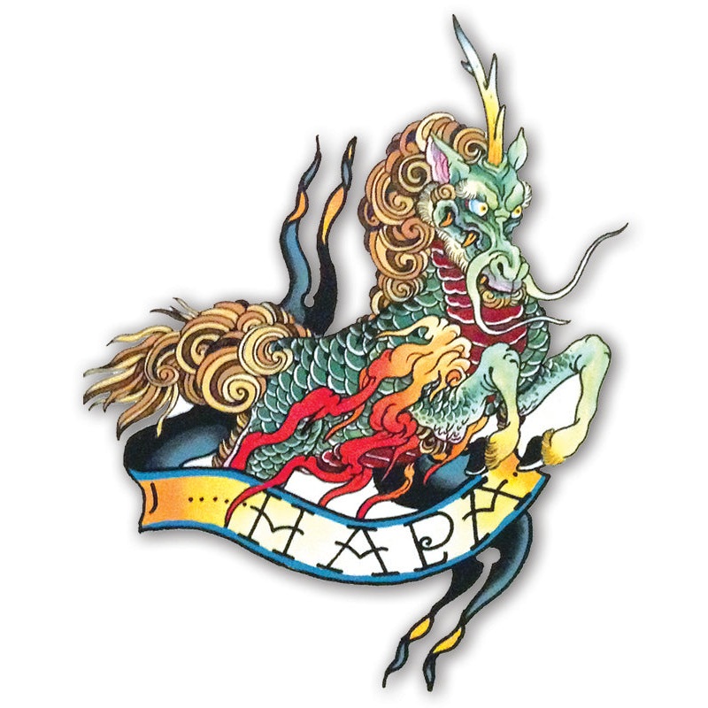 Hapa Kirin Temporary Tattoo