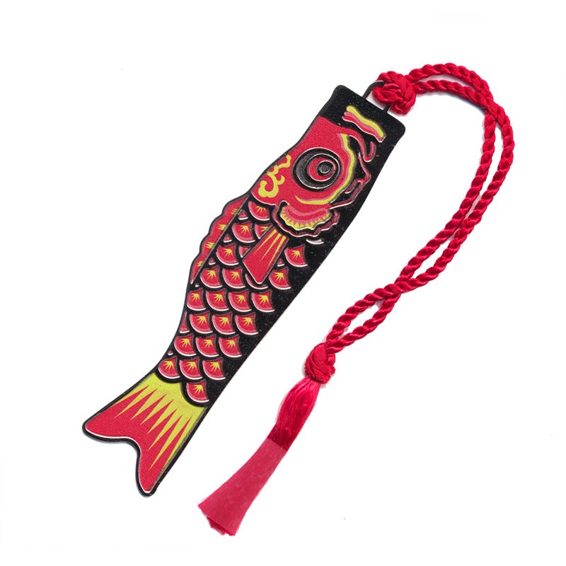 Red Koinobori Bookmark / Ornament