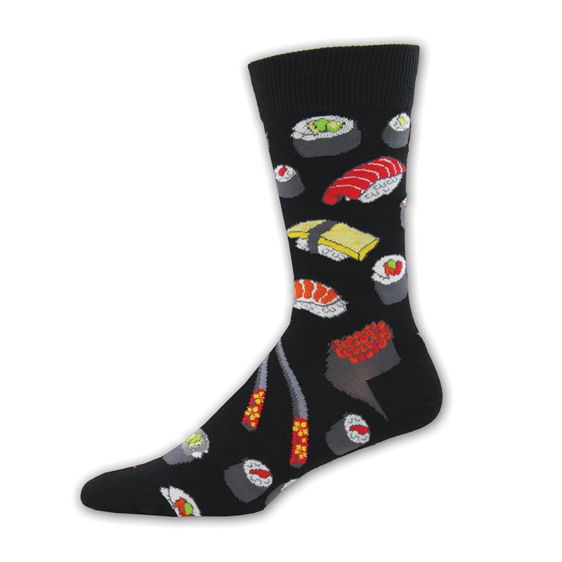Black Sushi Socks For Men