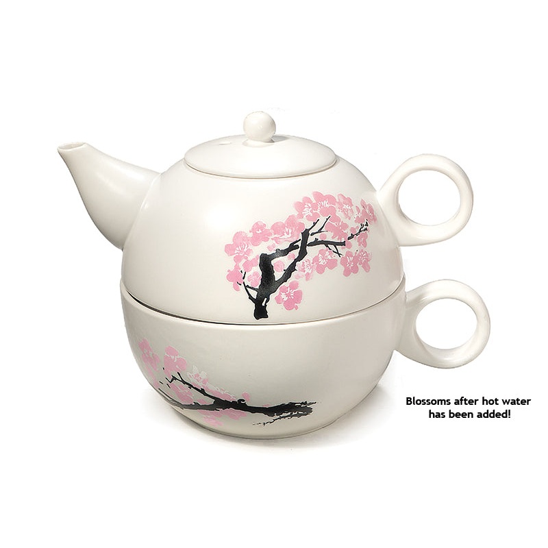Blooming Blossom Tea pot and Cup
