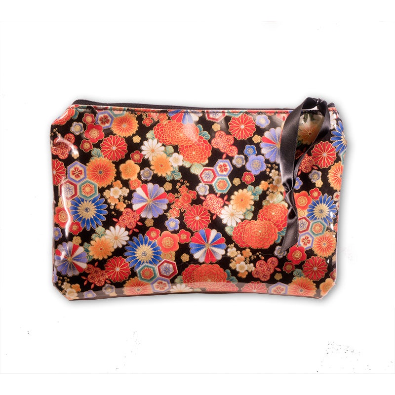 Hana Gold Cosmetic Bag