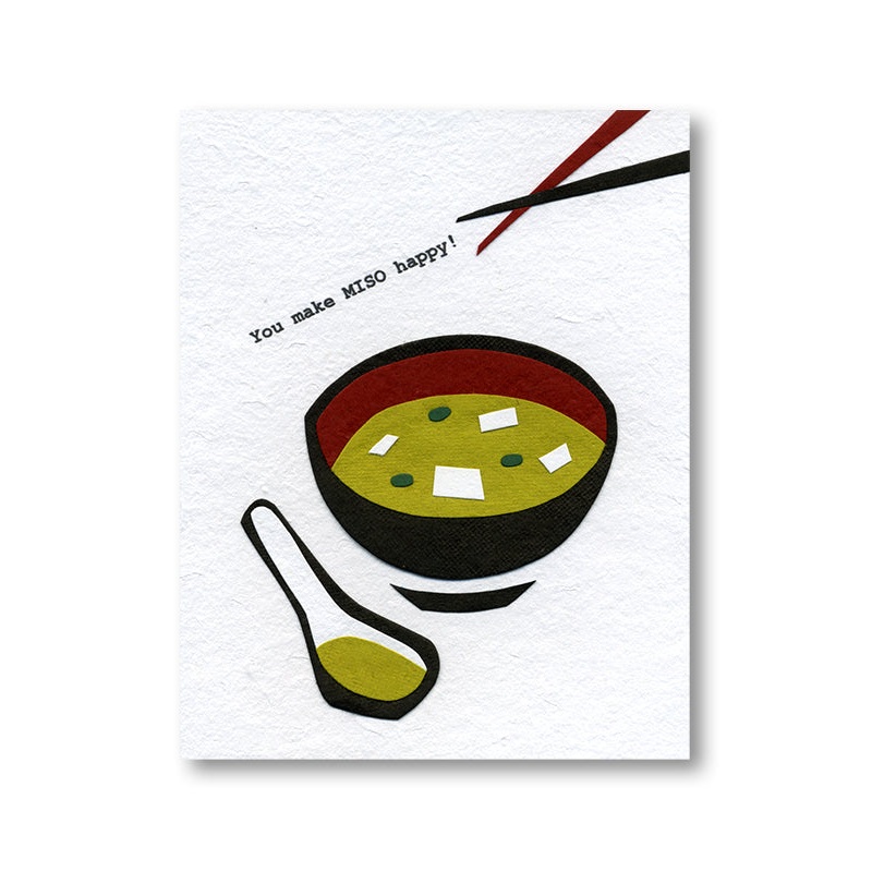 You Make Miso Happy Notecard
