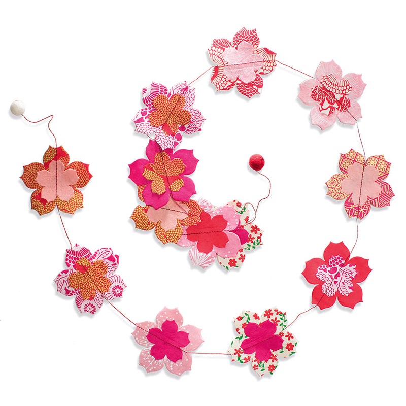 Cherry Blossom Paper Garland