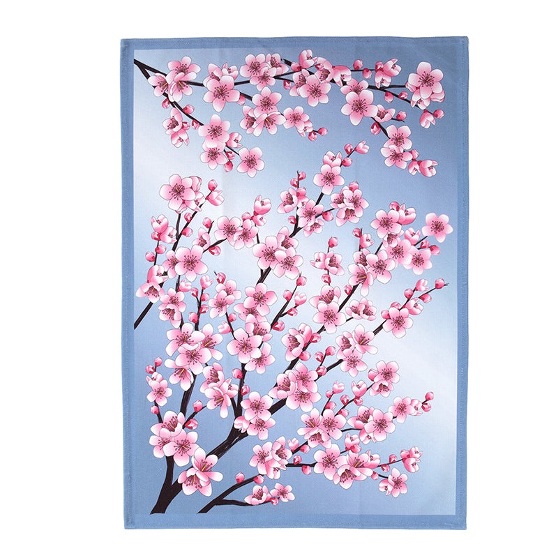 Cherry Blossom Tea Towel