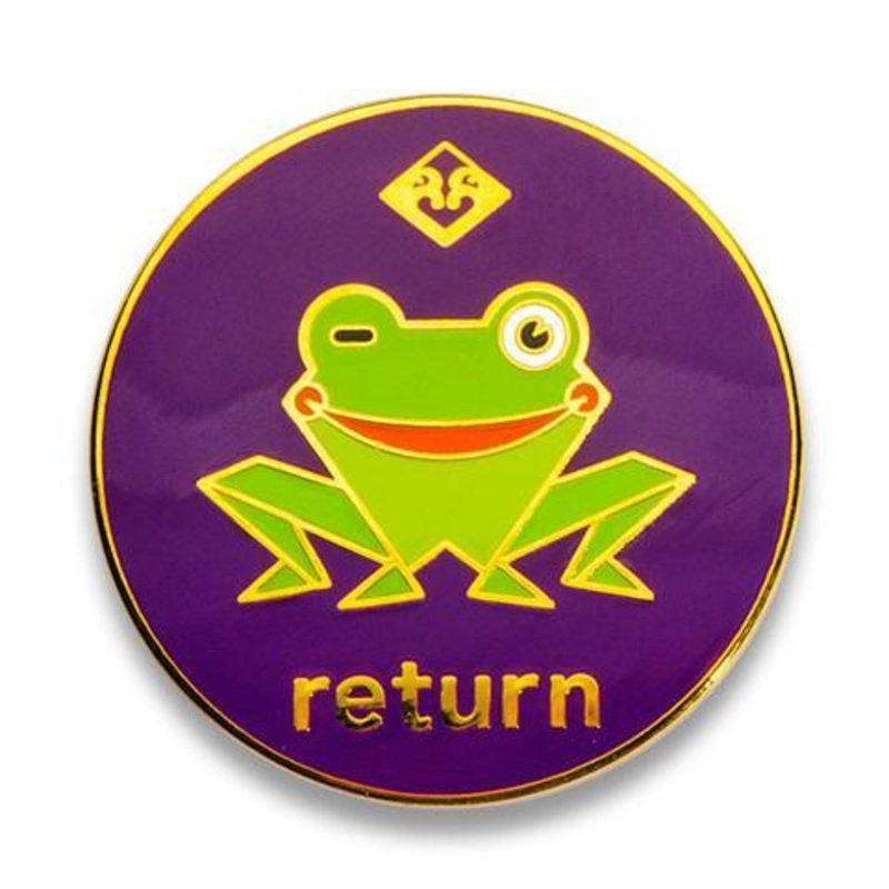 Kaeru Pin-Return (Purple)