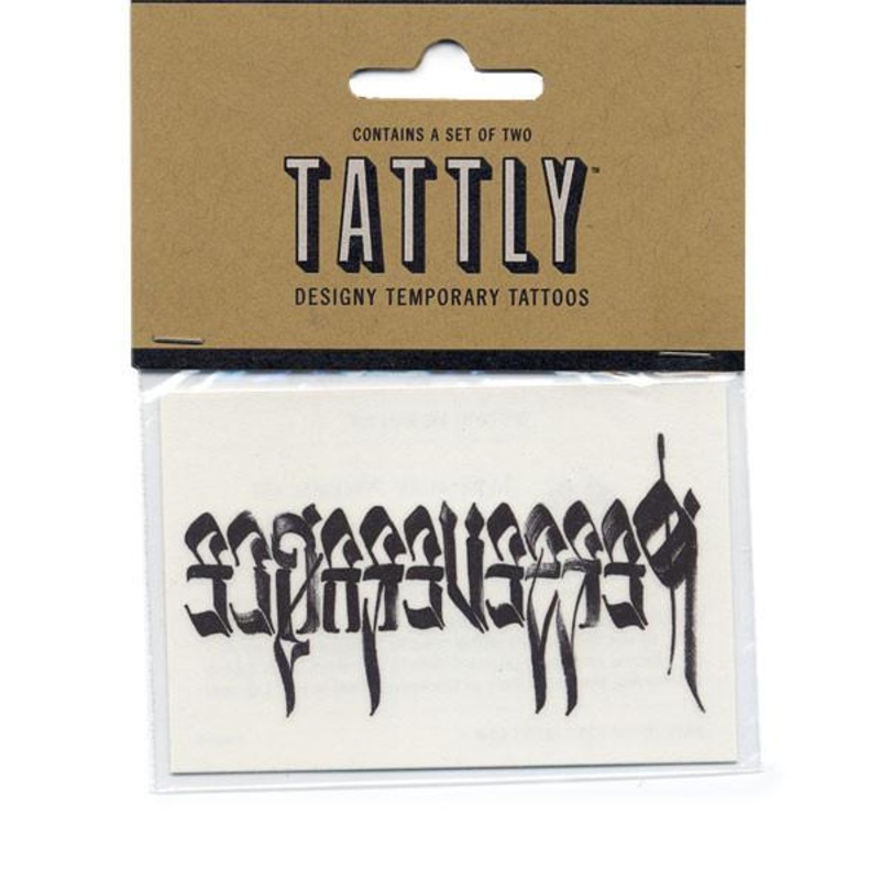 Perseverance Temporary Tattoo Set of 2*