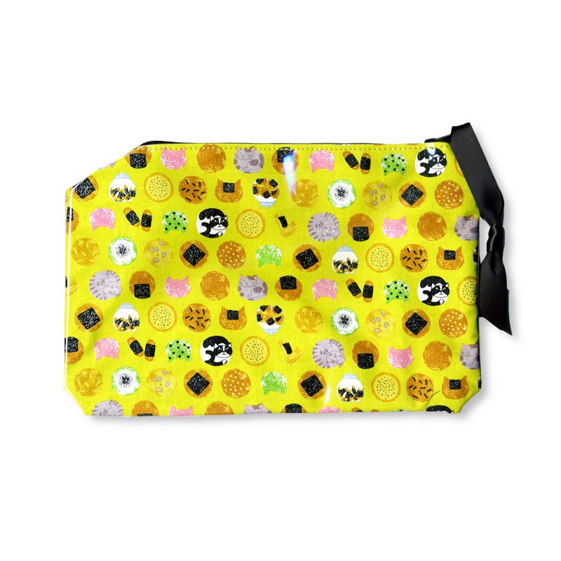 Kitty Senbei Cosmetic Bag