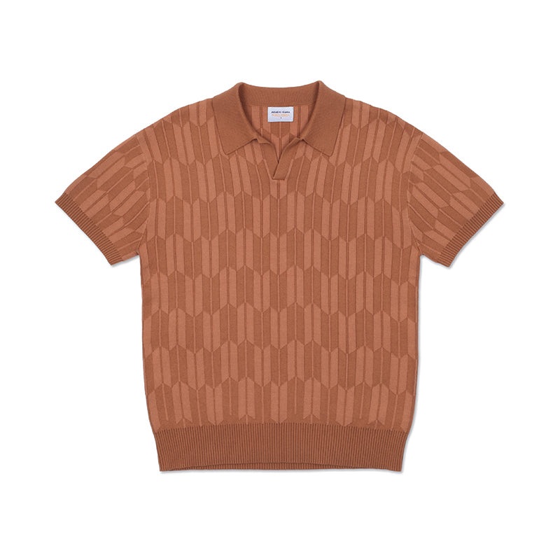 Ojiisan Arrow Knit Polo Shirt JANM | AKASHI-KAMA*
