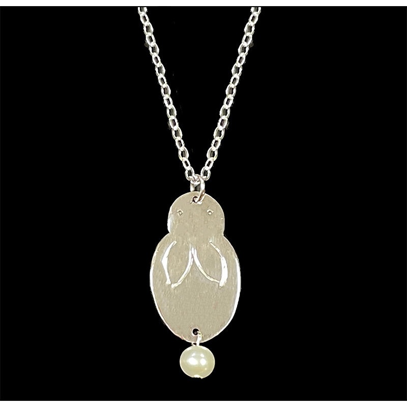 Wagashi Bunny Pendant Necklace 18