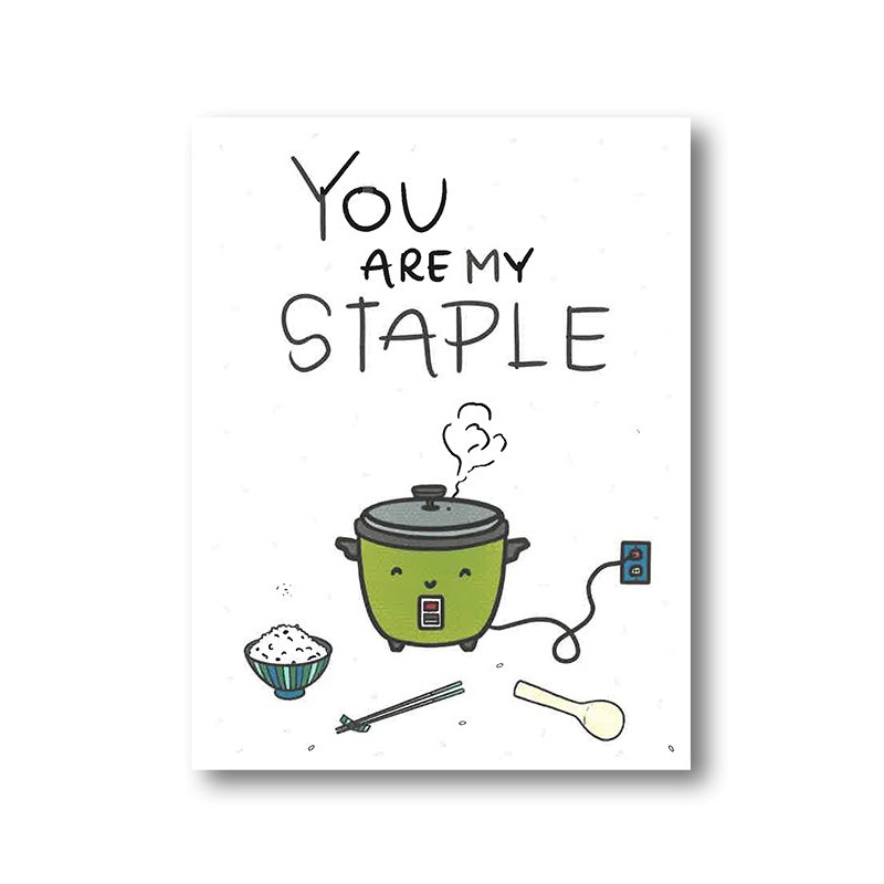 You Are My Staple Notecard