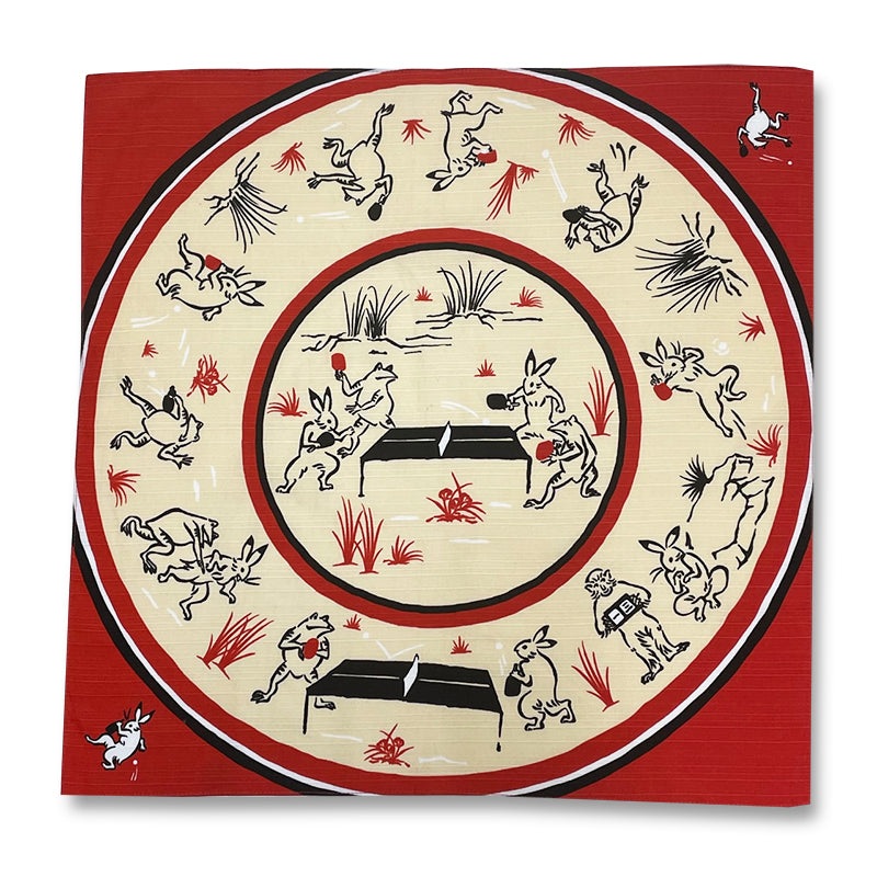 Choju-Giga Ping Pong Furoshiki