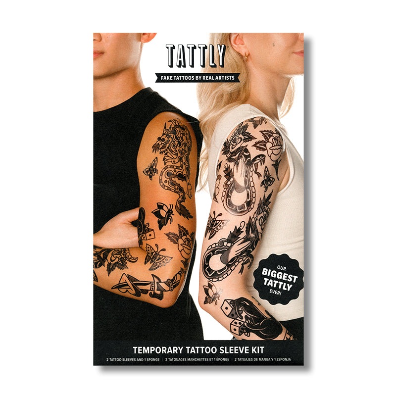 Dragon Sleeve Temporary Tattoo*