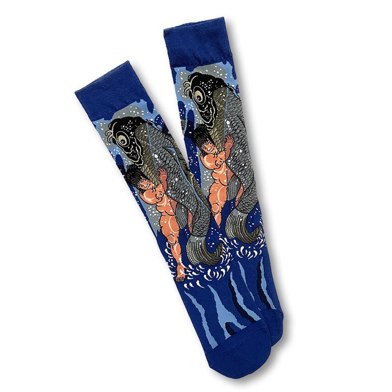 Kintaro vs Giant Carp Sock for Men