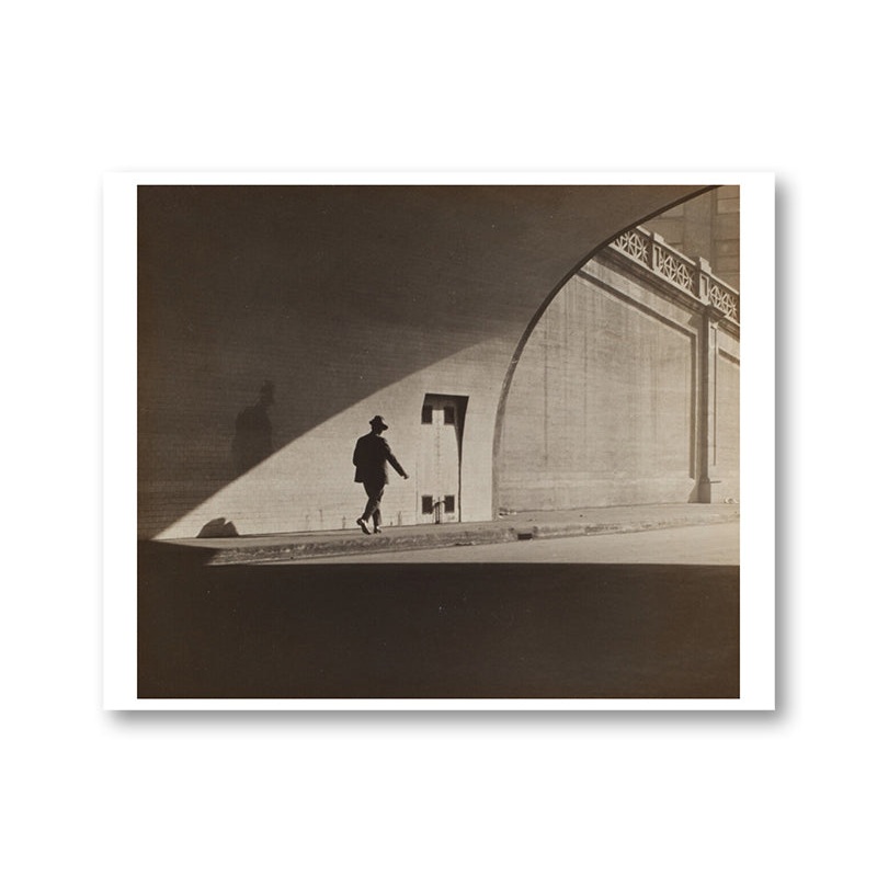 Print Man Walking out of Tunnel by J.T. Sata, 1930