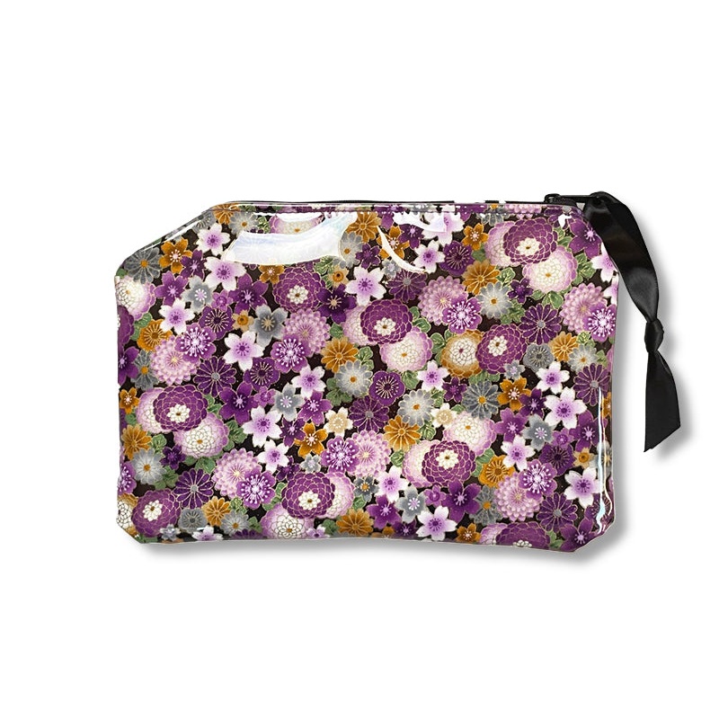 Purple Hana Kin Cosmetic Bag