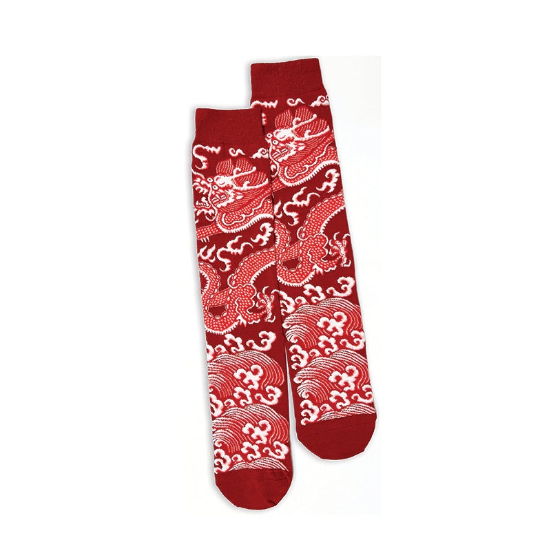 Red Dragon Socks