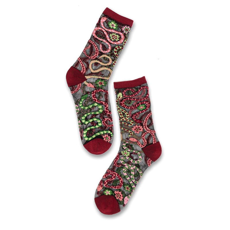 Slinky Sheer Snake Socks