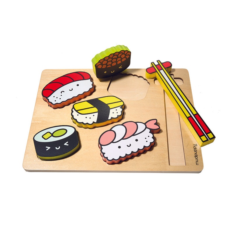 Sushi Friends Wooden Tray Puzzle