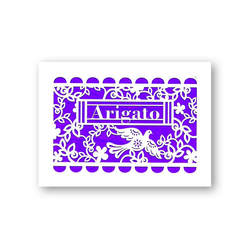 Picado Arigato Notecard