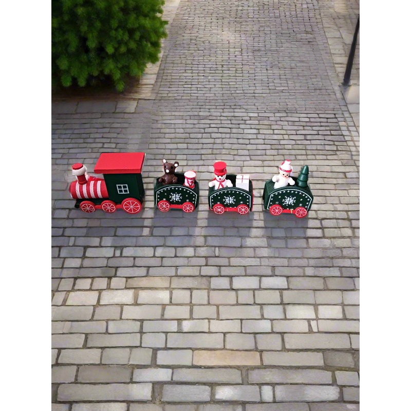 Christmas Wooden Train