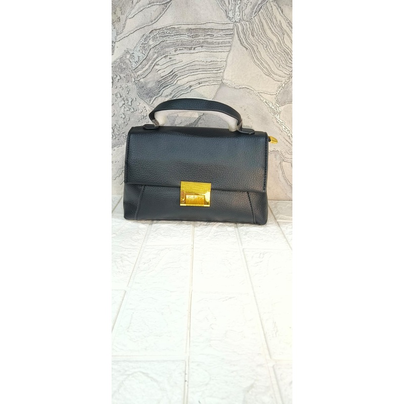 Black Sling And Hand Bag