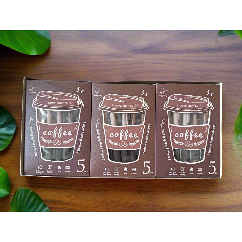 Coffee Pen Set – Aesthetics and Kawai Stationery supplies