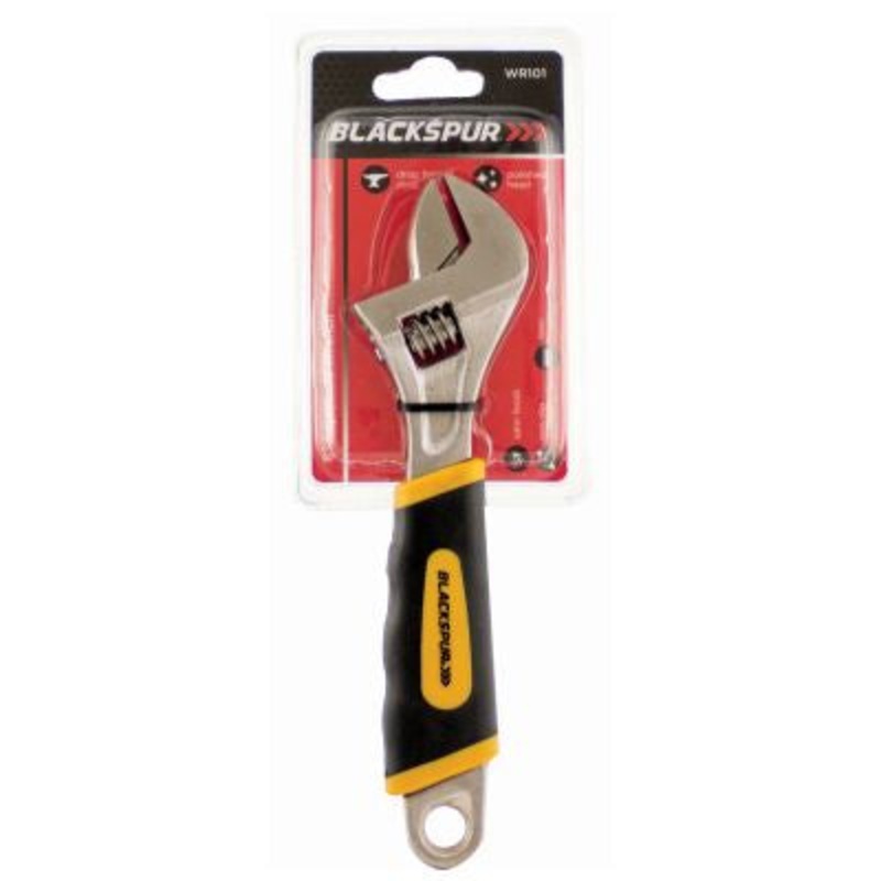 8 Strong Grip Adjustable Wrench Spanner Heavy Duty Semi-Professional Steel Jaw