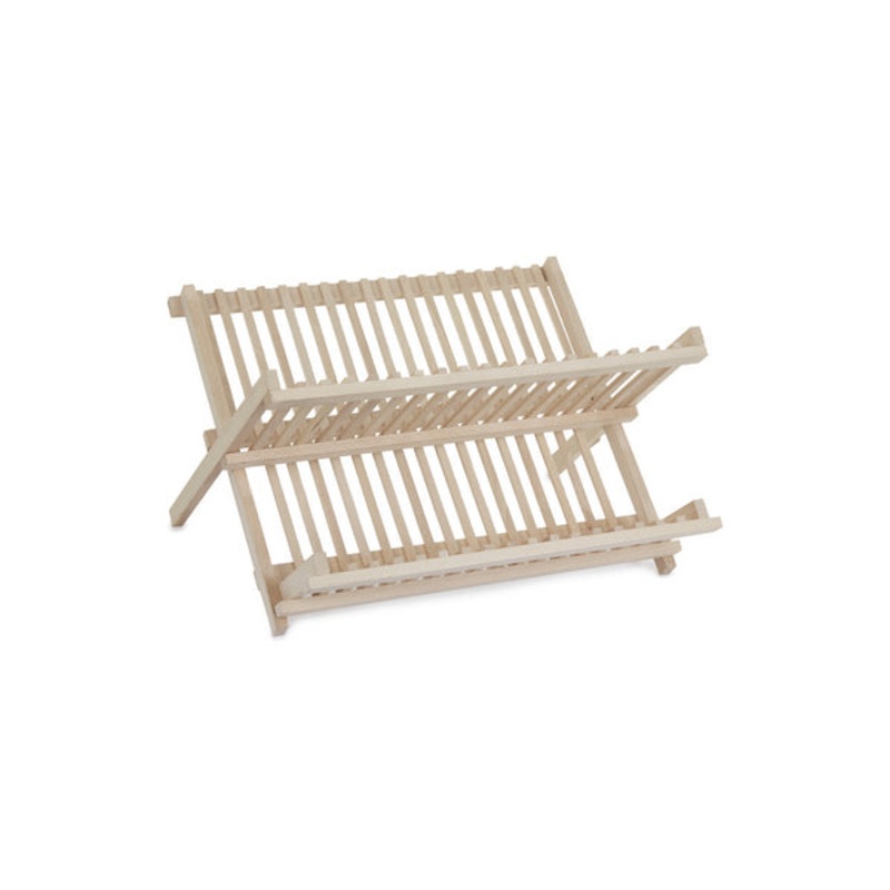 APOLLO BEECH WOODEN FOLDING DISH DRAINER