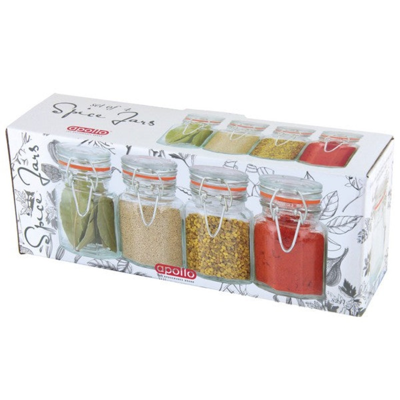APOLLO SET 4 SPICE JARS