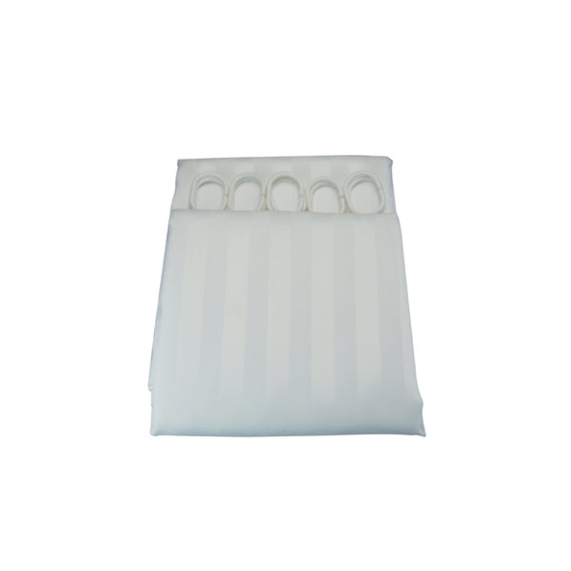 APOLLO SHOWER CURTAIN WHITE 180×180