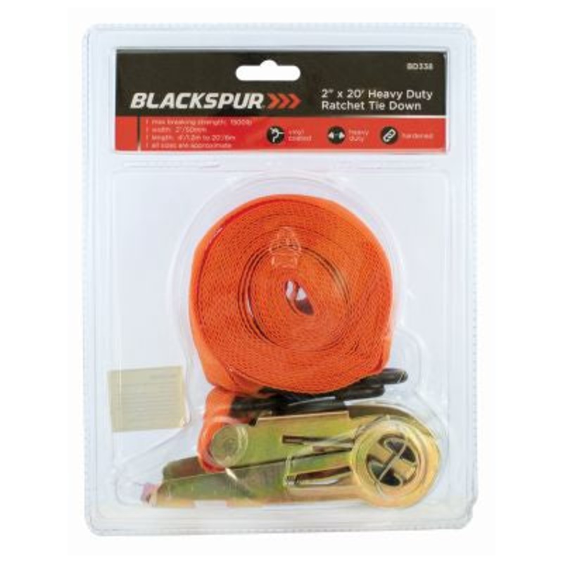 BLACKSPUR 2 X 20 RATCHET TIE DOWN