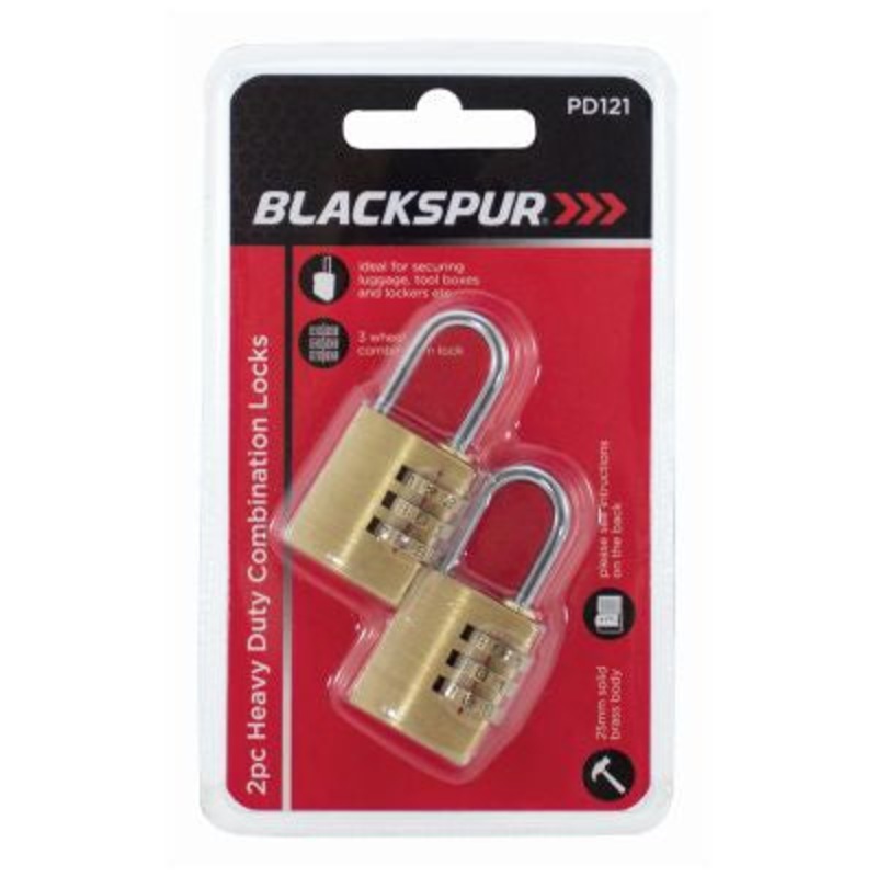 BLACKSPUR 2PC HEAVY DUTY PADLOCK