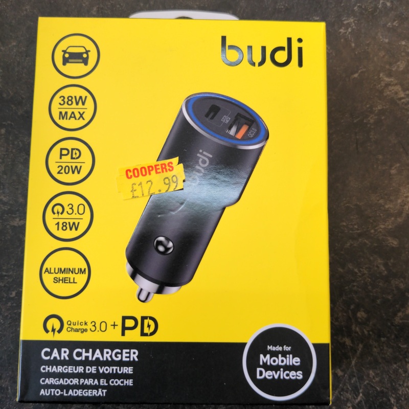 Budi Car Charger For Mobile Device’s