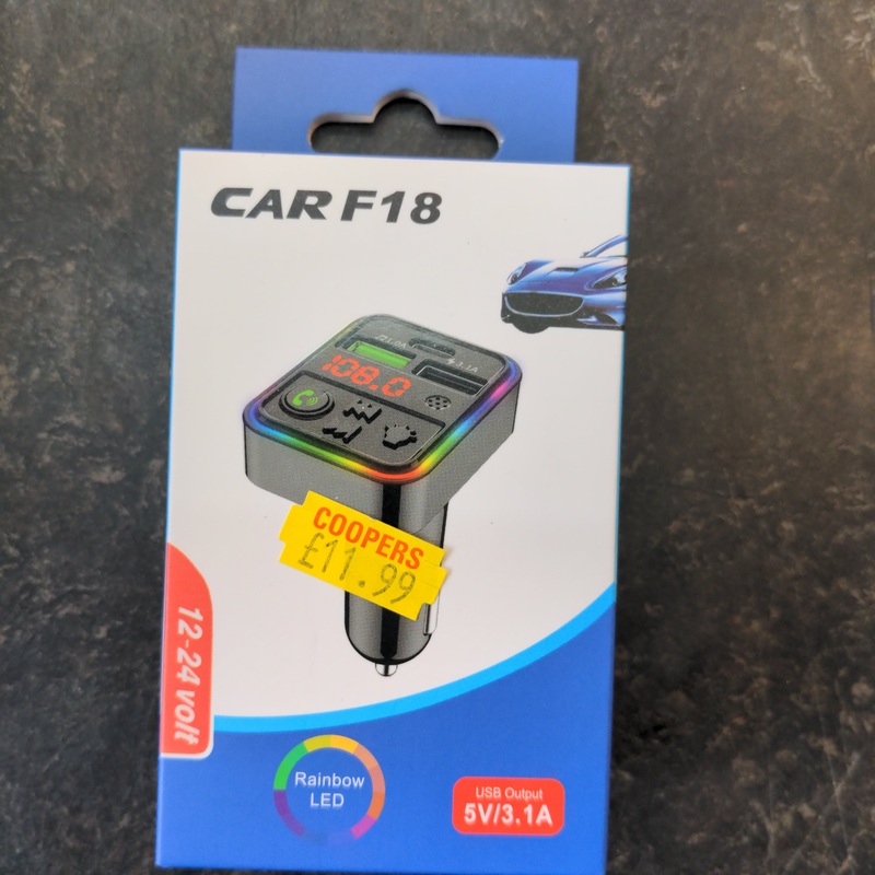 Car FM Transmitter Plug 3.1A