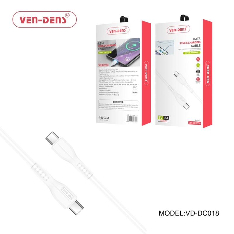Sync & Charging Cable type C type C 3m