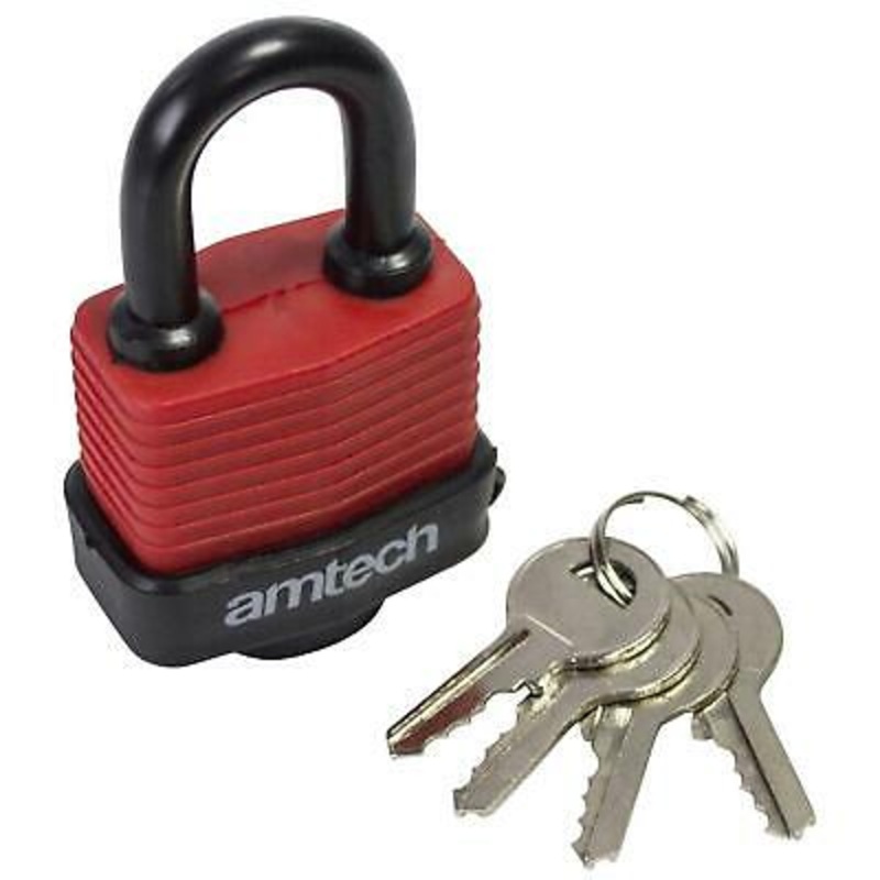 AMTECH PADLOCKS  WEATHERPROOF 40MM