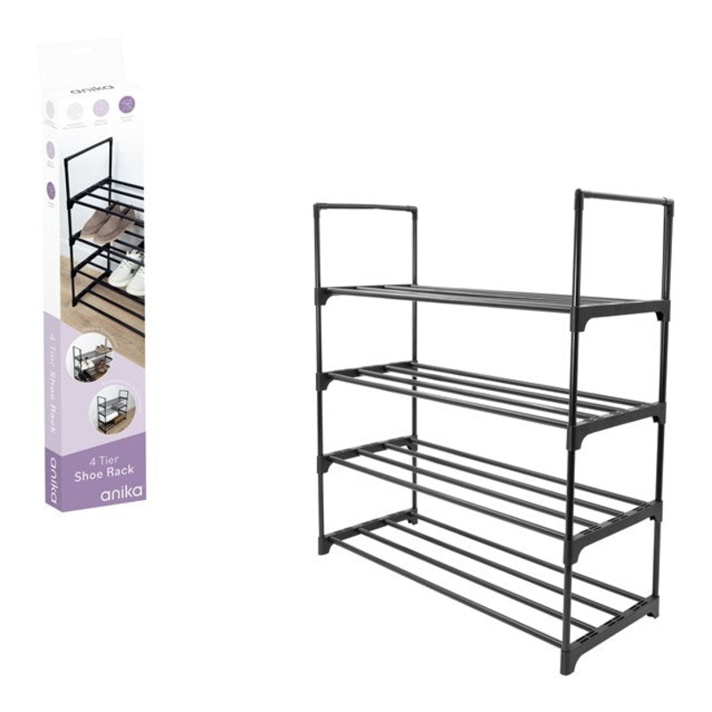 Anika 4-Tier Shoe Rack