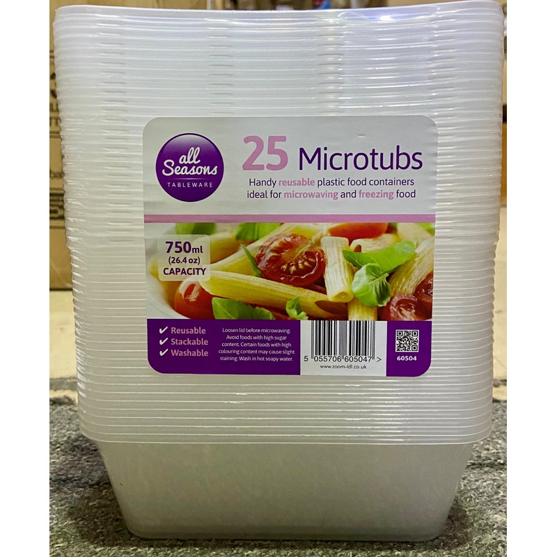 AS-25pkx650ml Rect Microwave