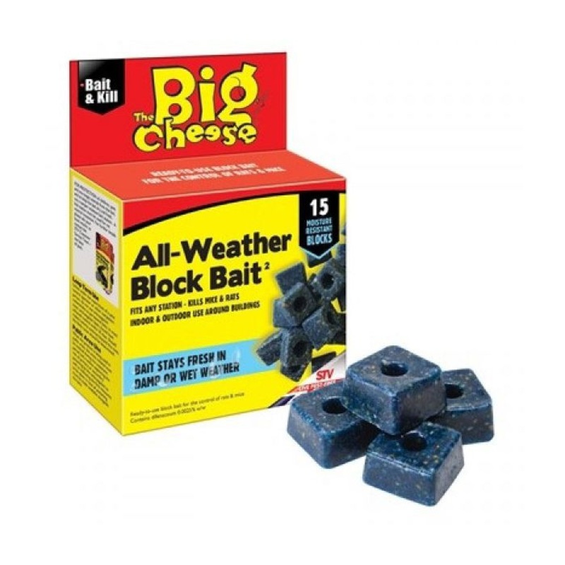 Big Cheese All Weather Block Bait 15 x 10g