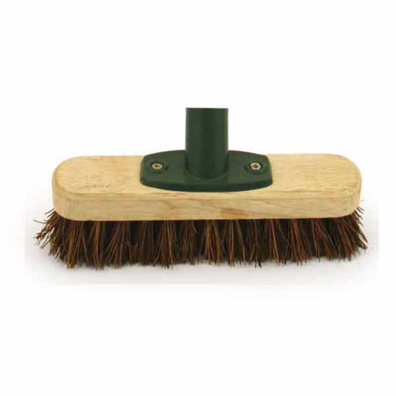 CHARLES BENTLEY 9 DECK SCRUB BASSINE FILL GREEN BROOM WITH HANDLE
