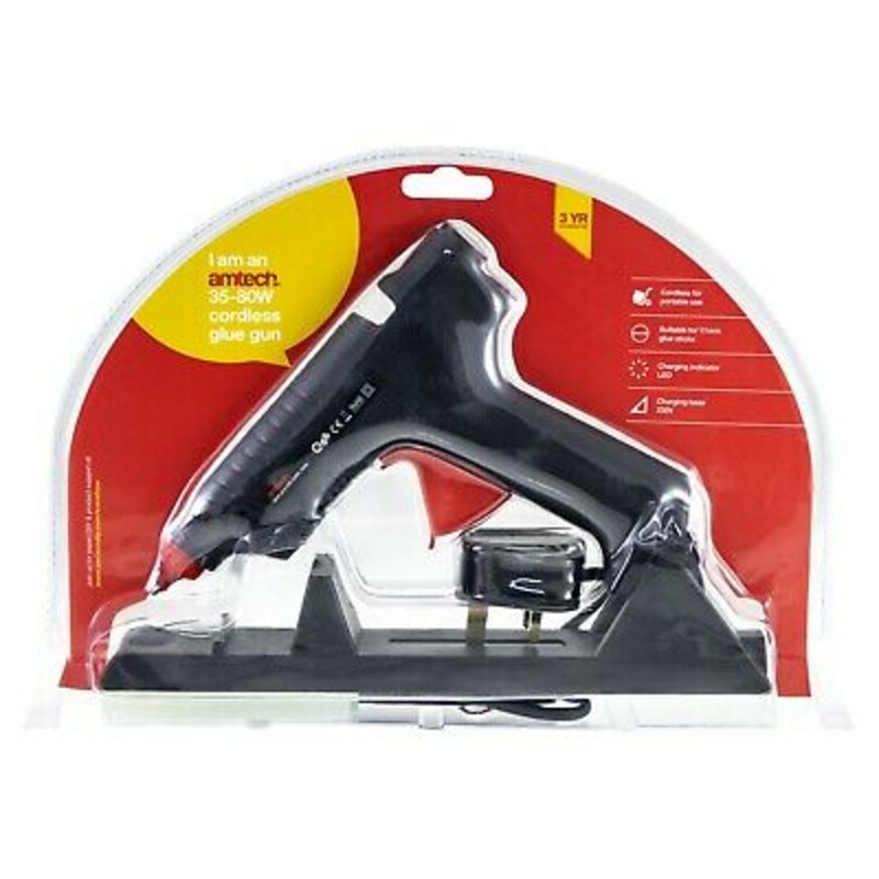 AMTECH  CORDLESS GLUE GUN 15-80W