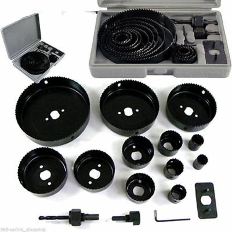 AMTECH HOLESAW SET 16PCE