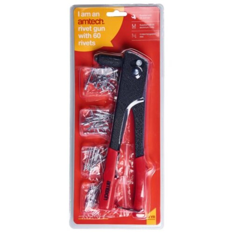 AMTECH RIVET GUN +RIVETS