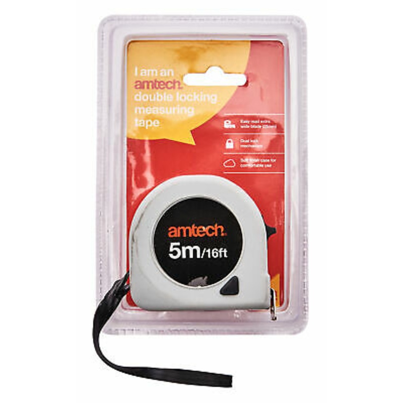 AMTECH  TAPE MEASURE 5M JUMBO