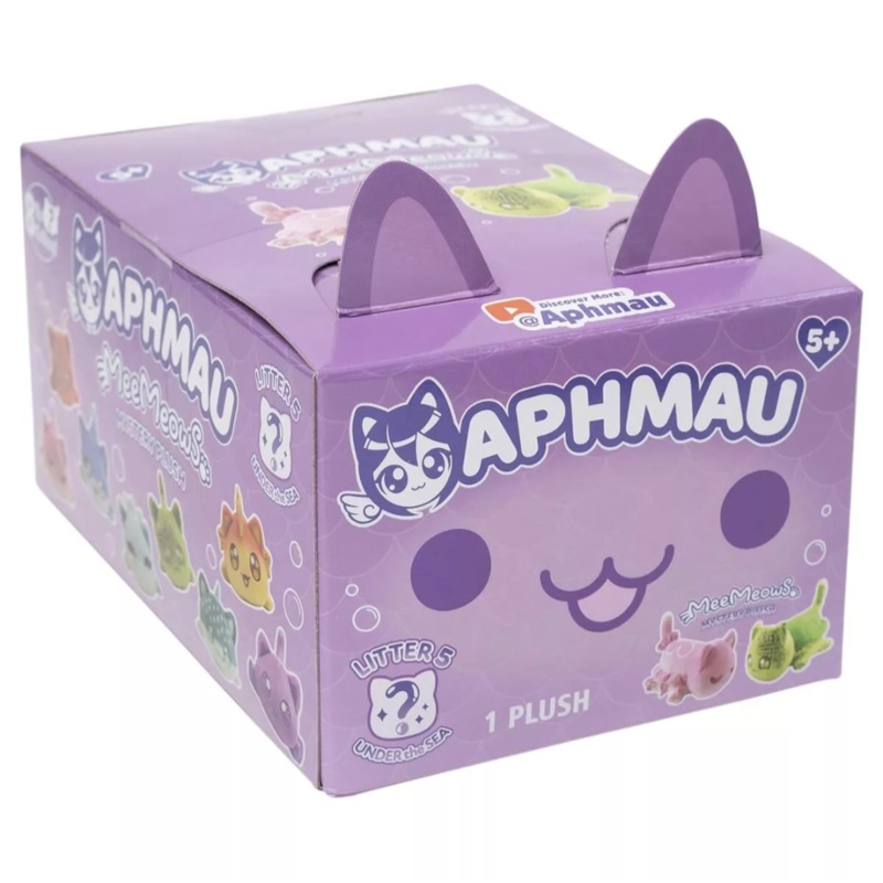Aphmau Mystery Meemeow 6-Inch – Under The Sea Plush Soft Toy For Kids Age 5+ New