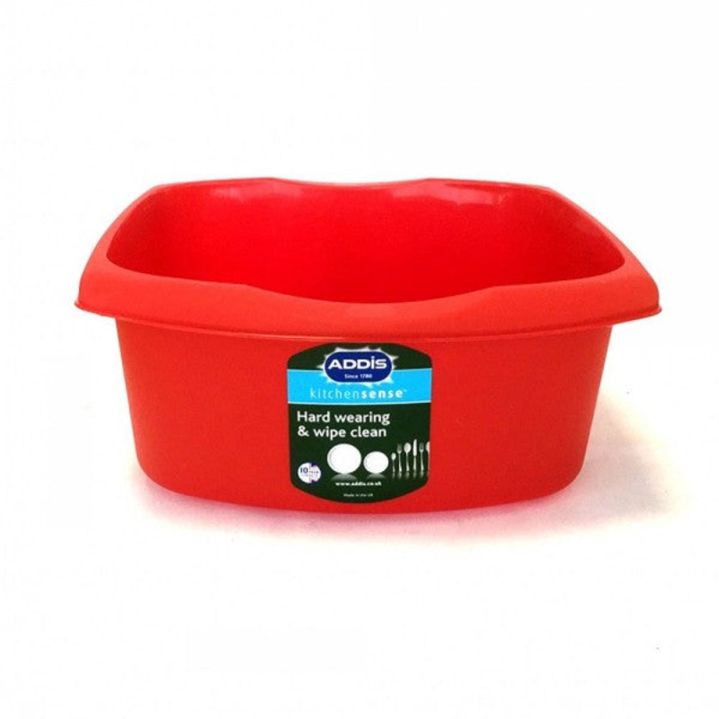 ADDIS RED WASHING UP BOWL