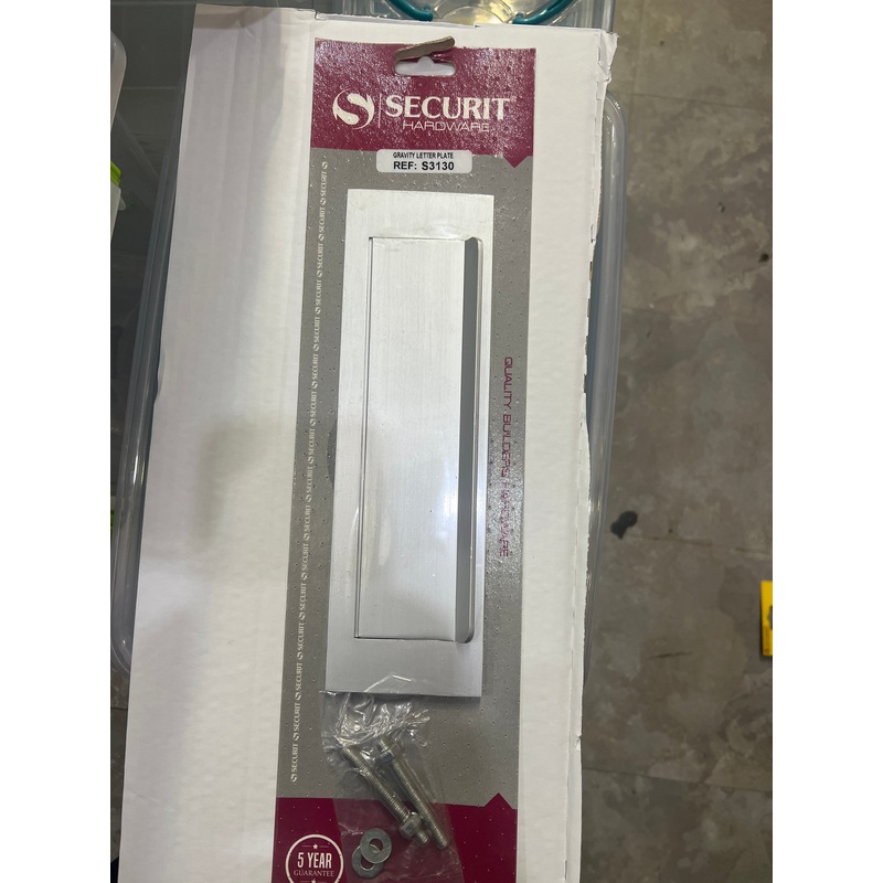 Aluminium Letter Plate 250mm Gravity