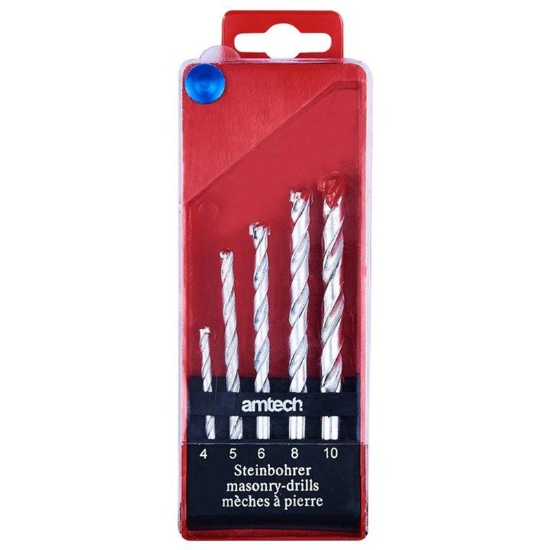 AMTECH DRILL MASONARY SET 5PCE