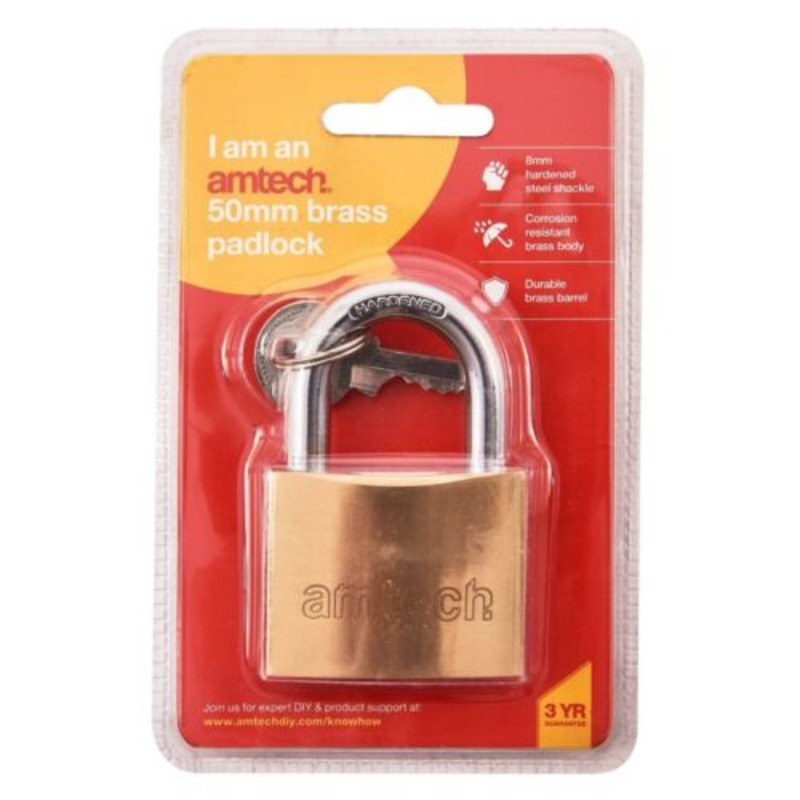 AMTECH PADLOCK HEAVY DUTY 50MM