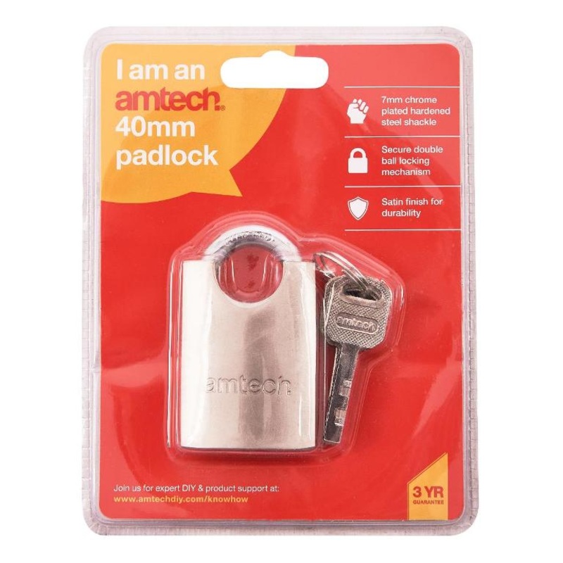 AMTECH PADLOCK TOP SECURITY 40MM